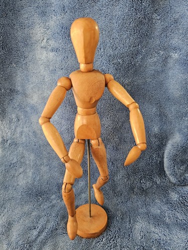 Manichino figura legno - figura,