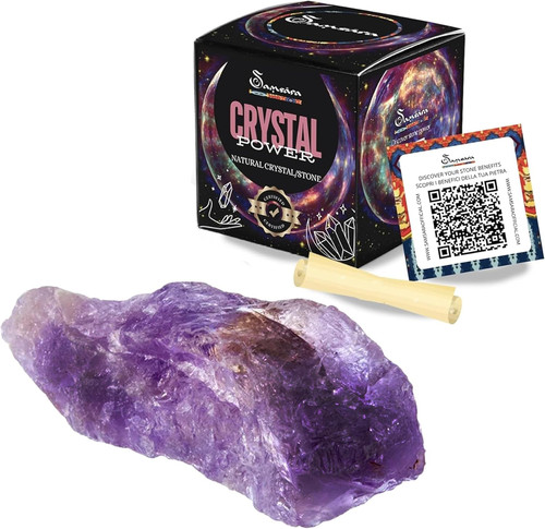 Pietra grezza ametista - pietra,