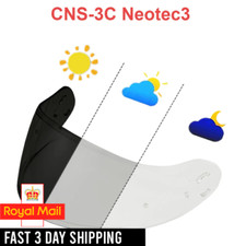 Visiera fotocromatica adatta per SHOEI Neotec 3 CNS-3C protezione obiettivo casco moto
