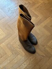 stivali Coloniali Italianibin cuio maerone da Ufficiale Regio Esercito IIGM