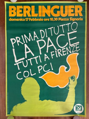 MANIFESTO,POSTER,1980,PARTITO