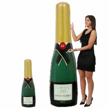 BOTTIGLIA GONFIABILE CELEBRAZIONE CHAMPAGNE ESPLOSA DECORAZIONE FESTA DI MATRIMONIO GIGANTE 