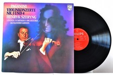 PHILIPS STEREO HOLLAND PAGANINI "Violin Concerto" Henryk SZERYNG / GIBSON