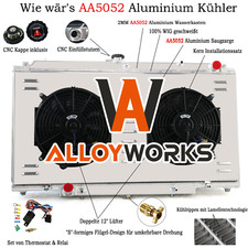 3 serie radiatore FIT NISSAN PATROL GR GU Y61 2,8L 3,0L 4,2L RD28 ZD30CR ventola