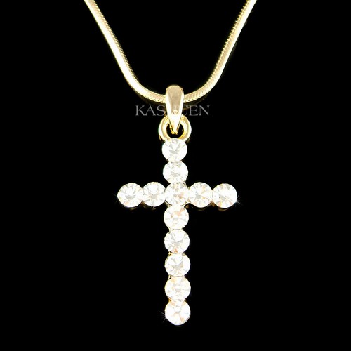 Cross con swarovski crystal - ~cross,