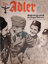 Rivista del Ministero Germanico dell'Aeronautica - Der Adler N. 4 - 1941 It/Ted