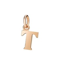Ciondolo Dodo Lettera T DLET9/T Charms oro rosa 9 kt Nuovo DMB2023_LETTL_0009R