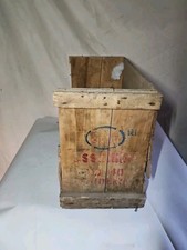 Vecchia Cassa In Legno Anni 50