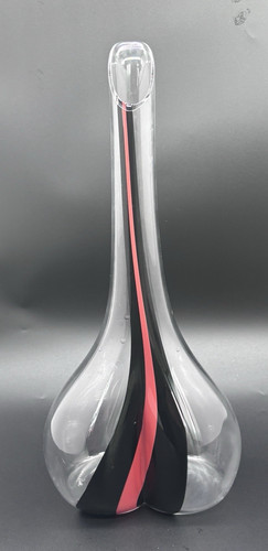 Decanter vino vetro artistico