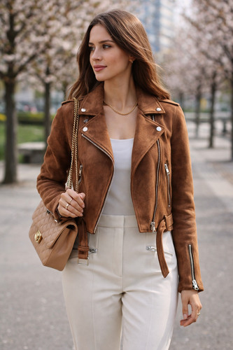 Giacca motociclista bershka - giacca,