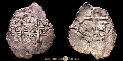 Carlos real 1690 - real, (3,64g)
