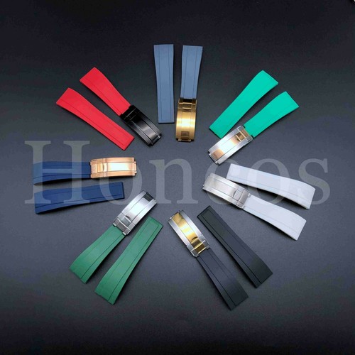 Cinturino nero gomma mm - nero, 20