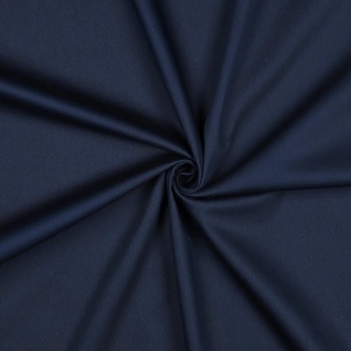 Cotone elasticizzato raso blu - cotone,