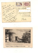 1497 FRANCIA 1956 12f LULLI erinnofilo tubercolosi card Perigueua 