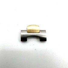 OMEGA MAGLIA completa BRACCIALE Seamaster Polaris vintage 17mm ACCIAIO ORO