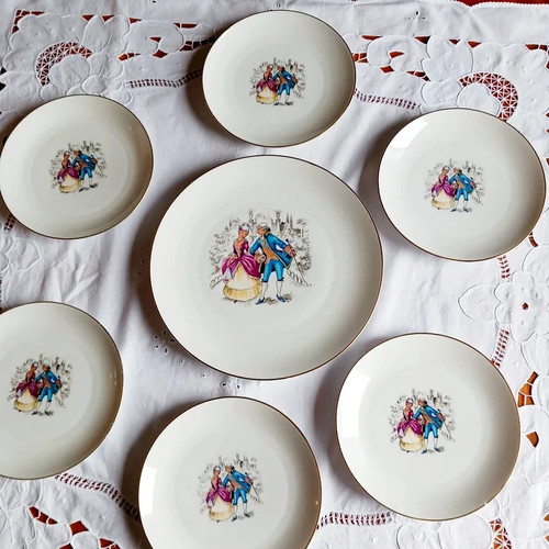Servizio piattini dolce - piattini, da