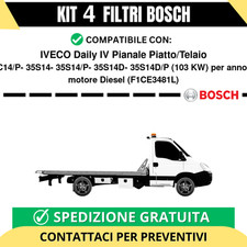 KIT BOSCH 4 Filtri tagliando