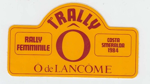 Adesivo rally femminile - rally,