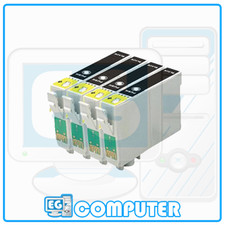 KIT 4 CARTUCCE PER EPSON NERE