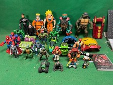lotto acion figure giocattoli hulk spiderman turtle ninja iron man ecc