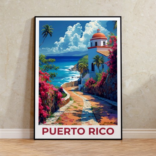Poster viaggio porto rico - viaggio,