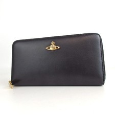 Autentica borsa Vivienne Westwood Orb Zip Around in pelle [Usata]