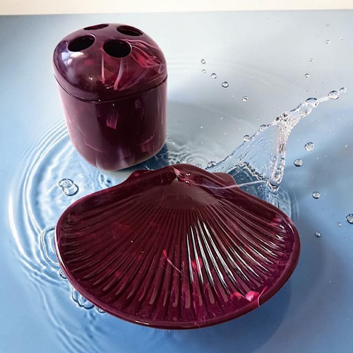 Portaspazzolino plastica rosa