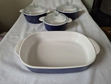 Corning Blue Oven Wear Set2
