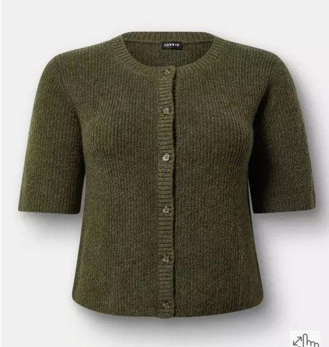 Cardigan manica corta - , in