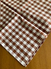 TOVAGLIE puro cotone  cm. 95x95 - quadretti marrone/bianca