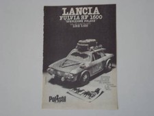 advertising Pubblicità 1974 LANCIA FULVIA HF POLISTIL