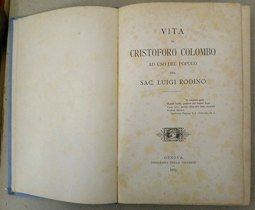 Vita cristoforo colombo - di,