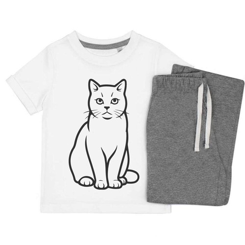 Alert british shorthair cat - british,