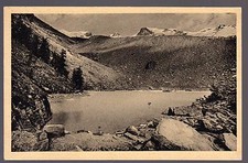 FIERY CHAMPOLUC AOSTA CARTOLINA LAGO BLEU ROCCIA NERA POLLUCE CASTORE FP VG 1936