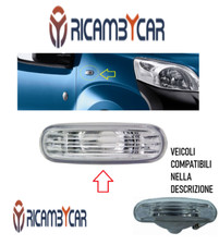 FANALE FANALINO FRECCIA LUCCIOLA LATERALE DESTRO (DX) = SINISTRO (SX) BIANCO