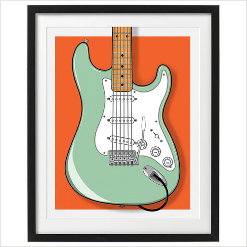 Stampa chitarra stile - , strat