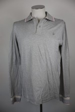 CONTE OF FLORENCE POLO MAGLIA UOMO M MAN COTONE MANICA LUNGA CASUAL VINTAGE TAG