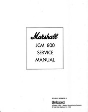 Manuale servizio marshall - manuale, di
