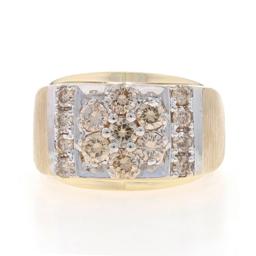 Oro giallo diamante uomo - giallo,