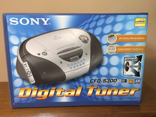 Sony cfd s300 - cfd-s300, boombox