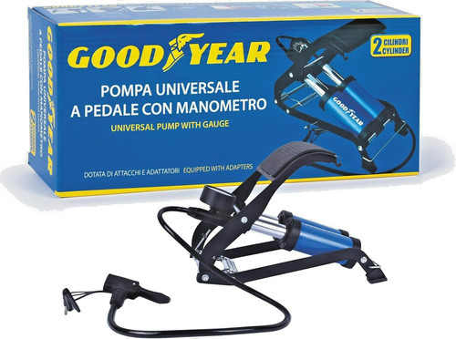 Pompa pedale goodyear doppio - pompa,