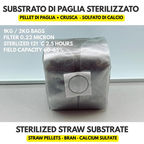 Substrato funghi paglia - substrato,