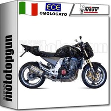 MIVV 2 SCARICO OMOLOGATO CAT-OEM SUONO INOX C KAWASAKI Z 1000 Z1000 2004 04