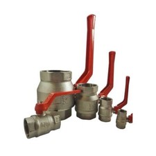 Valvola a sfera 1/2 3/4 1 4 pollici F/F LEVA in ottone passaggio totale RIV