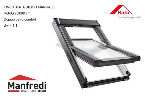 Finestra per tetto apertura - apertura, a