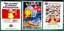 3 CARTOLINE EXPOCARTOON e COMICS LUCCA '90 ROMA 1994/1996