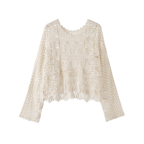 Donna pizzo uncinetto top - donna,