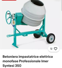 betoniera  professionale imer sintesy 350( impastatrice elettrica monofase)