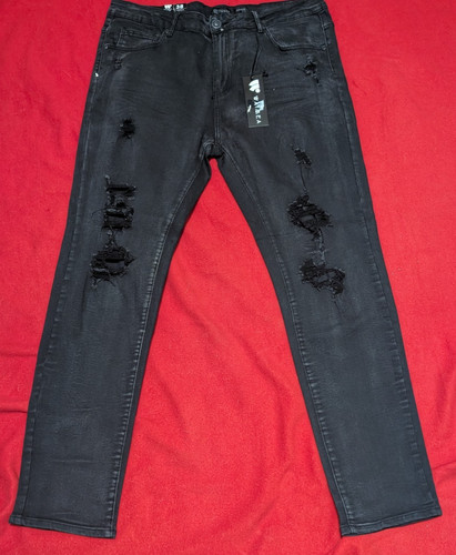 Jeans uomo denim nero waimea - nero,