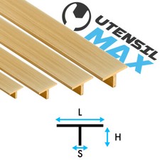 MICRO PROFILI IN OTTONE A "T"